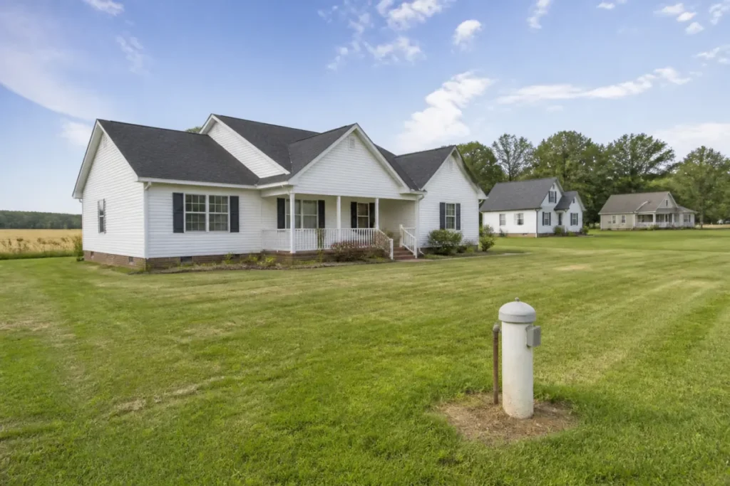 Home served by a shared residential well